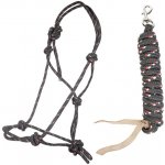 HKM Ohlávka provazová Trust s vodítkem OUTLET černá – Sleviste.cz