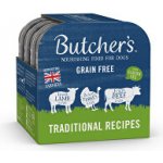 Butcher's Dog Original hovězí krůtí a jehněčí 4 x 150 g – Hledejceny.cz