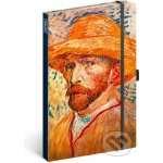 Baagl Notes Vincent van Gogh linkovaný 13 × 21 cm – Zboží Dáma