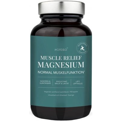 Nordbo Magnesium Muscle Relief Hořčík 90 kapslí – Hledejceny.cz