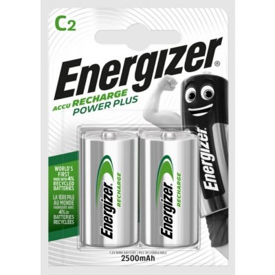 Energizer POWER PLUS DUO C 2500 mAh 2 ks EHR009 – Zbozi.Blesk.cz