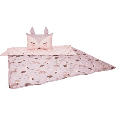 LIVARNO Hebká deka s dekorativním polštářem / 40x60 světle růžová 140x200 – Zboží Dáma