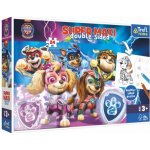 Trefl SUPER MAXI oboustranné Psí tým v akci Tlapková patrola/Paw patrol v krab. 24 dílků – Zbozi.Blesk.cz