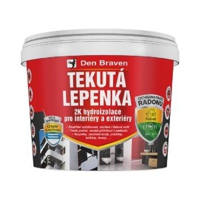 Den Braven Tekutá Lepenka 2K hydroizolace 7 kg – Hledejceny.cz