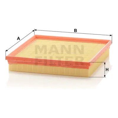 MANN FILTER Vzduchový filtr C 2493 – Hledejceny.cz