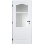 Doornite Socrates Interiérové dveře 70 L, 746 × 1983 mm, lakované, levé, bílé, prosklené C1M1W2.70L1.XC – Zboží Mobilmania