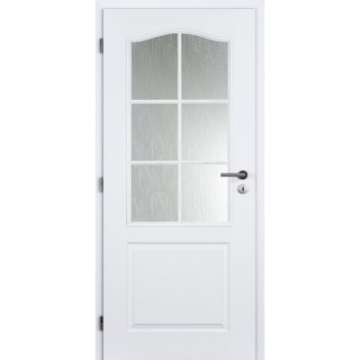 Doornite Socrates Interiérové dveře 70 L, 746 × 1983 mm, lakované, levé, bílé, prosklené C1M1W2.70L1.XC – Zbozi.Blesk.cz