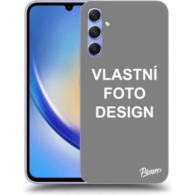 Pouzdro Picasee silikonové Samsung Galaxy A34 5G A346B - Vlastní design/motiv čiré – Hledejceny.cz