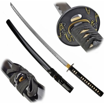 Chladné Zbraně Funkční Japonská Katana "ROSE HEART" ostrá – Zboží Dáma
