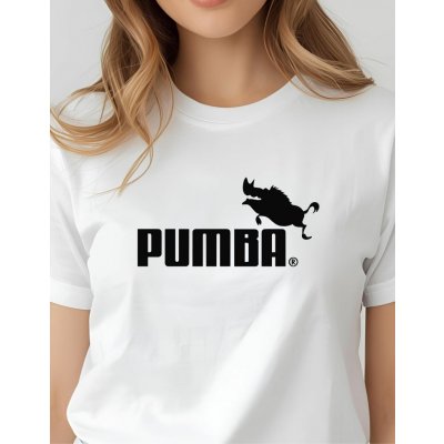 Dámské tričko Pumba Parody Bílá – Zboží Dáma
