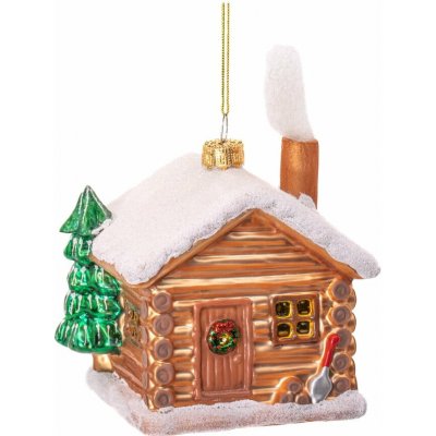 Sass & Belle Christmas Cabin vánoční ozdoba barevná – Hledejceny.cz