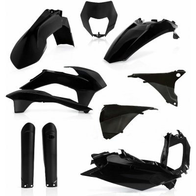 Acerbis Sada plastů pro Ktm Exc 2016 Excf 2016 černá | Zboží Auto