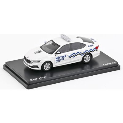 Abrex model Škoda Octavia IV 2020 Městská policie Mělník 1:43 – Zboží Mobilmania