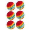 Golfový míček Longridge Multicoloured Foam 6 ks