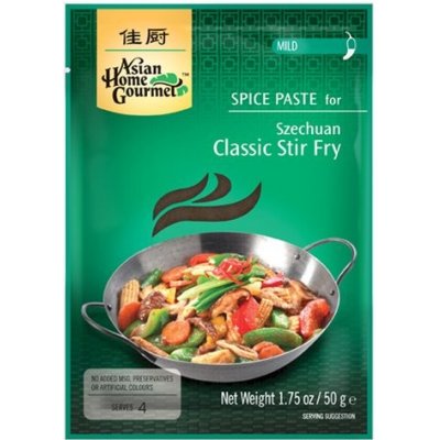 Asian Home Gourmet Sečuánské koření na smažení pasta 50 g