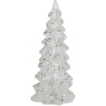 Bílý vánoční stromek se třpytkami Led M Ø11*26cm – Zbozi.Blesk.cz