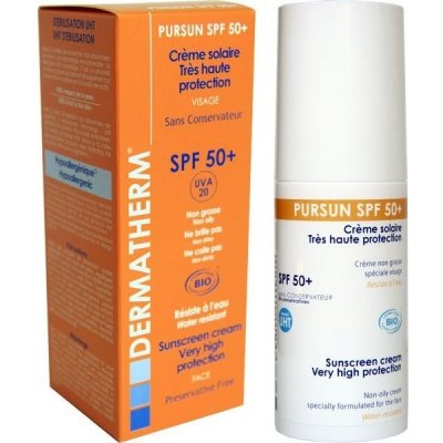 Dermatherm PuRSun SPF50+ Bio vysoce ochranný krém na opalování 50 ml od 585  Kč - Heureka.cz
