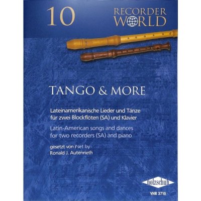 Tango & More noty pro dvě flétny SA a klavír