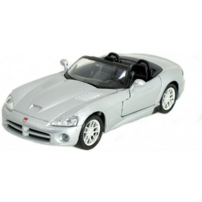 Welly Dodge Viper 03 SRT 10 convertible stříbrný 39 1:34 – Sleviste.cz
