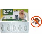 Herba Max Spot-on pro psy kočky do 15 kg 5 x 1 ml – Zbozi.Blesk.cz