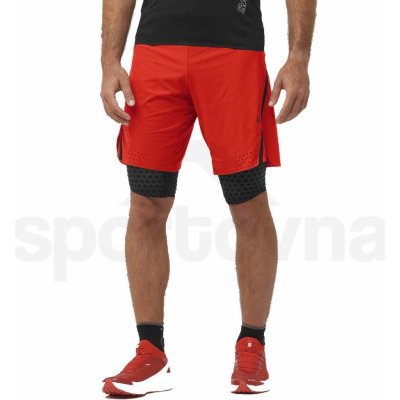 Salomon S/LAB Ultra 2IN1 shorts M LC2260800 fiery red/deep black – Zboží Mobilmania