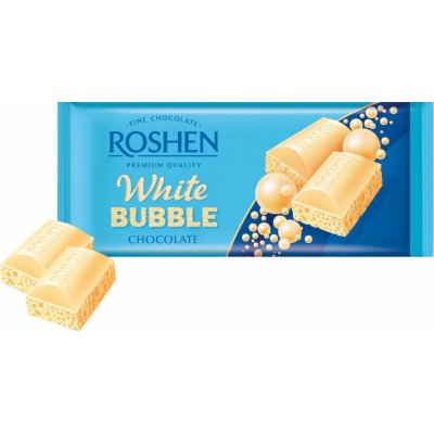 ROSHEN BUBBLE BÍLÁ ČOKOLÁDA 80 G