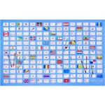 Eatsleepdoodle Ubrus k vybarvení World flags Vybarvi a vyper – Hledejceny.cz