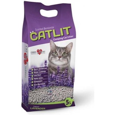 CATLIT hrudkující podestýlka s levandulí pro kočky 5 l/4 kg – Hledejceny.cz