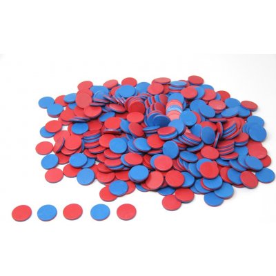 Wissner Žetony červené a modré 400 ks – Zboží Mobilmania