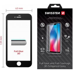 SWISSTEN Ultra Durable 3D FULL GLUE Glass pro Apple iPhone 7 8 (64701700)