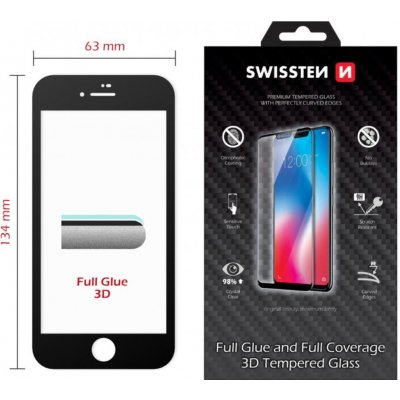 SWISSTEN Ultra Durable 3D FULL GLUE Glass pro Apple iPhone 7 8 (64701700) – Hledejceny.cz