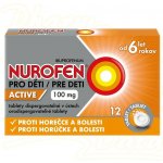 NUROFEN PRO DĚTI ACTIVE POR 100MG POR TBL DIS 12 – Zboží Mobilmania