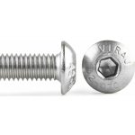 Šroub button imbus nerez A2, ISO 7380, půlkulatá hlava - M10x40 – Sleviste.cz