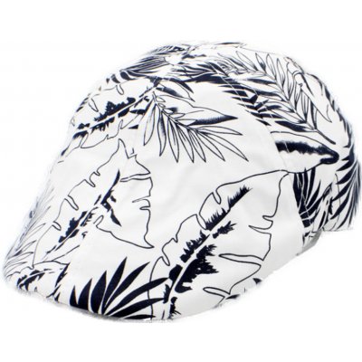 Fiebig Headwear since 1903 Pánská letní bavlněná bekovka 6dílná s tropickým vzorem bílá – Hledejceny.cz