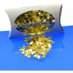 Konfety vločky zlaté 1,8cm v krabičce 20g – Zboží Dáma