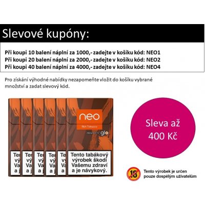 British American Tobacco Glo NEO Sticks Rich Tobacco – Zboží Dáma
