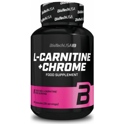 BioTech USA L-Carnitine + Chrome For Her 60 kapslí – Zboží Mobilmania