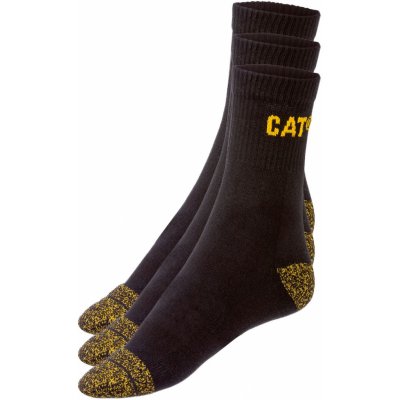 Caterpillar pánské pracovní ponožky 3 páry černá – Zboží Mobilmania