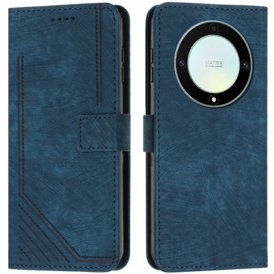 Vsechnonamobil STRIPE Peněženkové pouzdro s řemínkem Honor Magic5 Lite modré 65018 – Zboží Živě