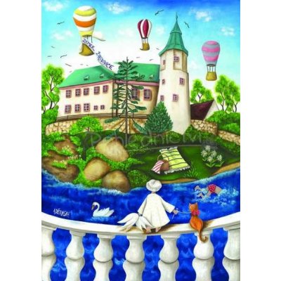 Pohlednice Zámek Žirovnice – Zboží Dáma