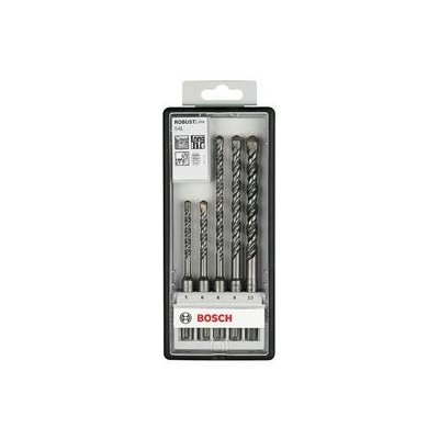 Sada vrtáků Bosch SDS plus-5 Robust Line /bal.5ks/ 5,5,6,7,8,10 x 165mm – Sleviste.cz