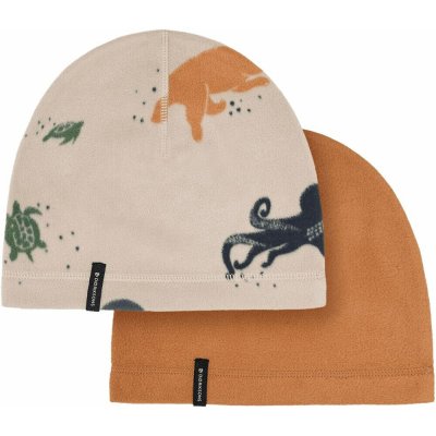 Dětská oboustranná fleecová čepice Didriksons Monte beanie almond tree – Zboží Dáma
