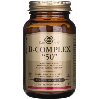 Solgar B-Complex "50" 100 kapslí – Hledejceny.cz