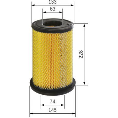 Vzduchový filtr BOSCH F 026 400 199 – Hledejceny.cz