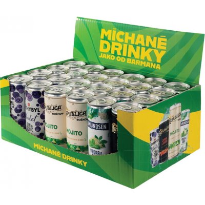 RTD Party Mix 24 x 0,25 l (PLECH) – Zboží Dáma