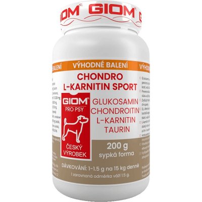 GIOM Chondro L-karnitin SPORT 200 g v prášku