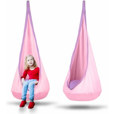 Neo-Sport Dětská houpačka do pokoje Cocoon růžová – Zboží Dáma