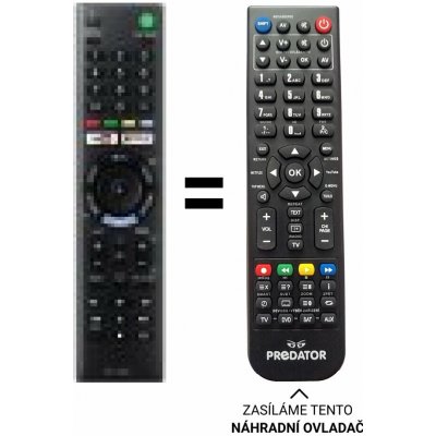 Dálkový ovladač Predátor Sony KDL-50WF665 – Hledejceny.cz