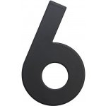 Číslo domovní č.6 75mm nerez ČER – Zboží Mobilmania