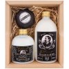 Kosmetická sada Bohemia Gifts Gentleman sprchový gel 300 ml + pěna do koupele 500 ml + pěnivá bomba do koupele 100 g dárková sada